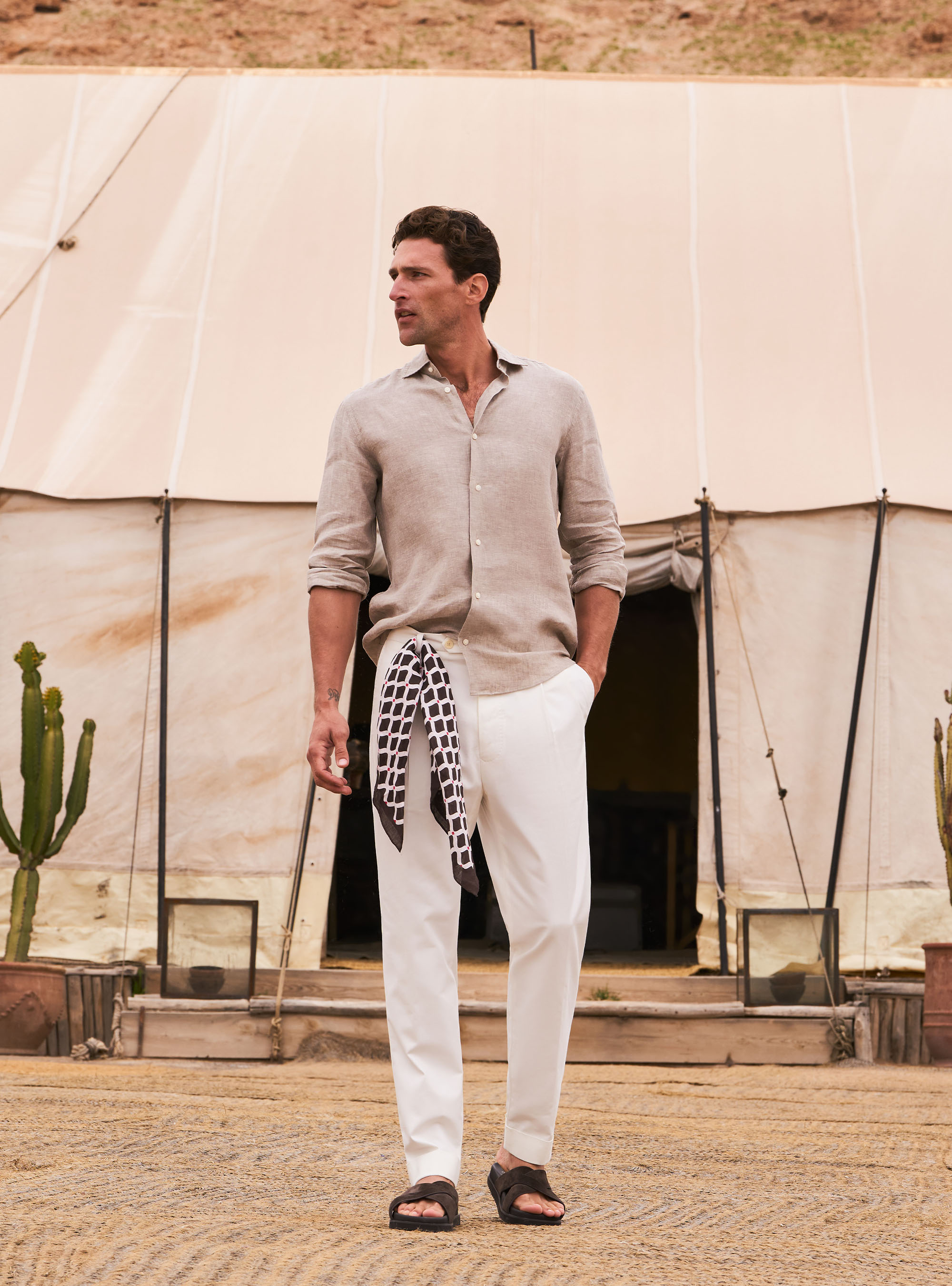 Lookbook 11 - Basic linen shirt, 